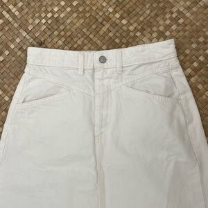 White High-Waisted Pants